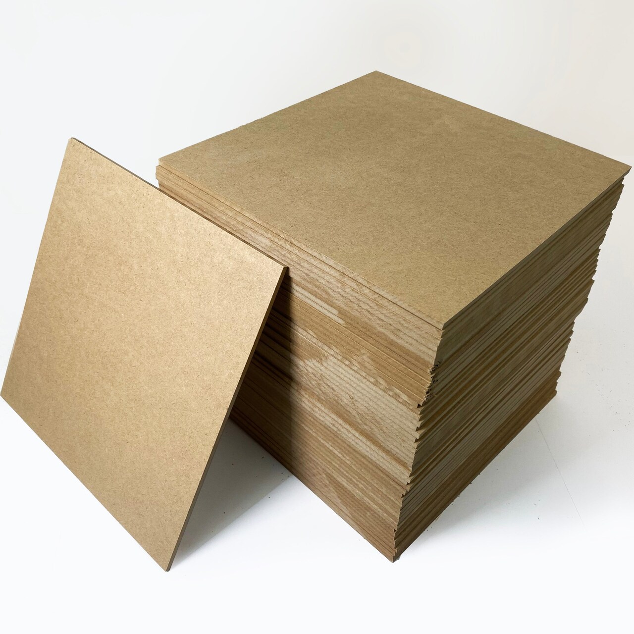 3mm or 6mm MDF (Medium Density Fibreboard), 12x12, 12x19, 16x24, Unfinished | for Laser Engraving, CNC, Wood Burning, Router, Scroll Saw.